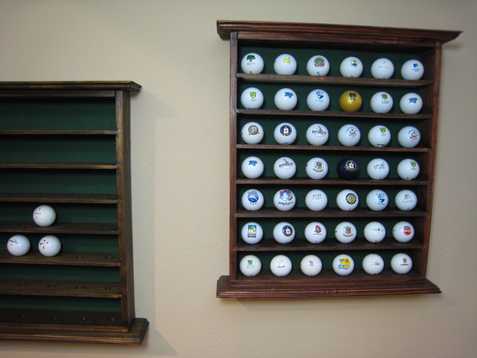 Handcrafted 42 Golf Ball Collection Display Case or Display Etsy