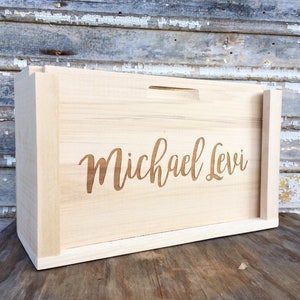 Personalized Kid's Wood Storage Box image 4