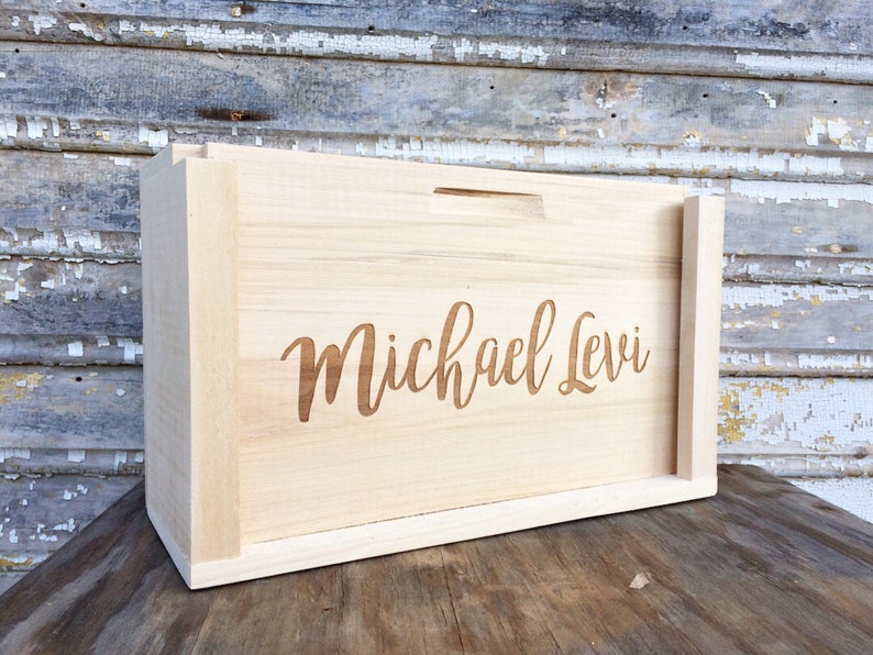 Personalized Kid's Wood Storage Box image 4