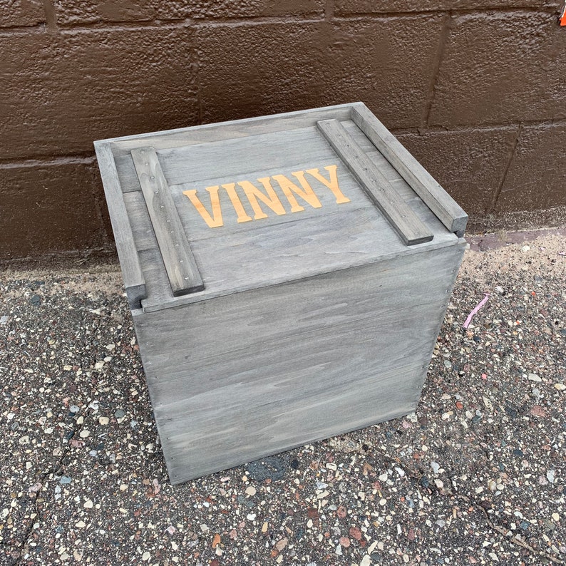 Wood Dog Toy Storage Box Etsy