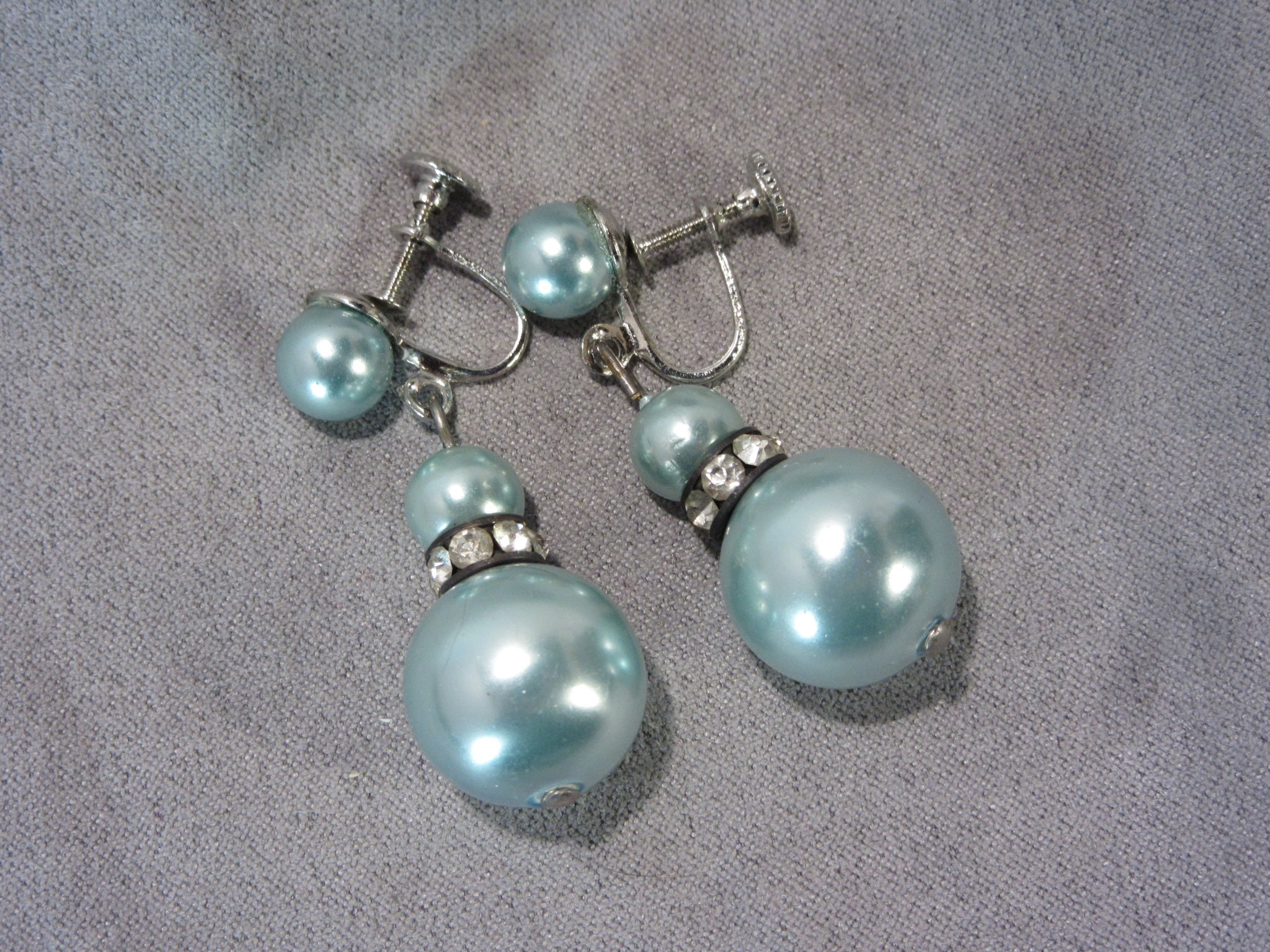 【ADER ERROR】 Blue pearl earring CLED-EARRINGS-bluepearl-