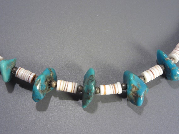 Vintage Southwestern Turquoise Necklace - image 3