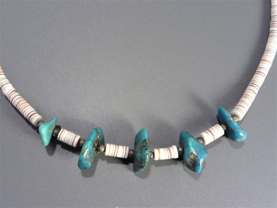 Vintage Southwestern Turquoise Necklace - image 7