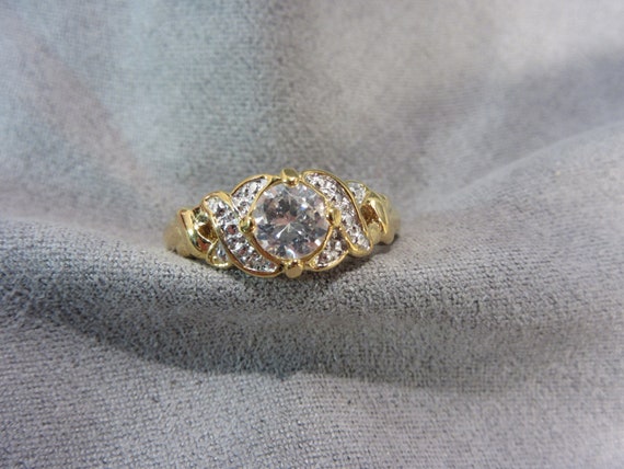 Vintage Lind 14K HGE Ring Size 8 Etsy