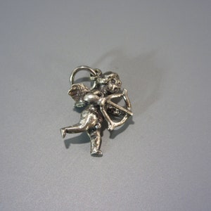 Vintage Sterling Cupid Charm