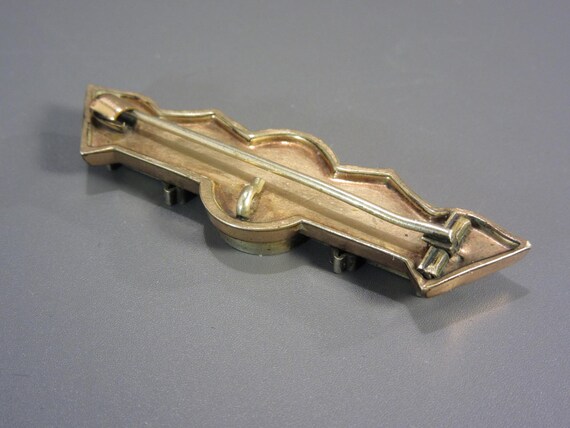 Antique Victorian Bar Pin Brooch, Estate Jewelry View 5