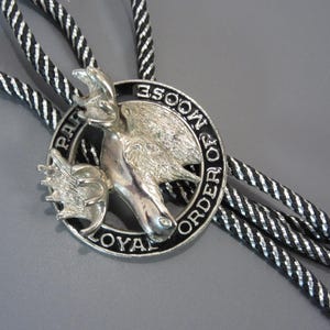 Vintage Bolo Tie Royal Order of Moose Lariat