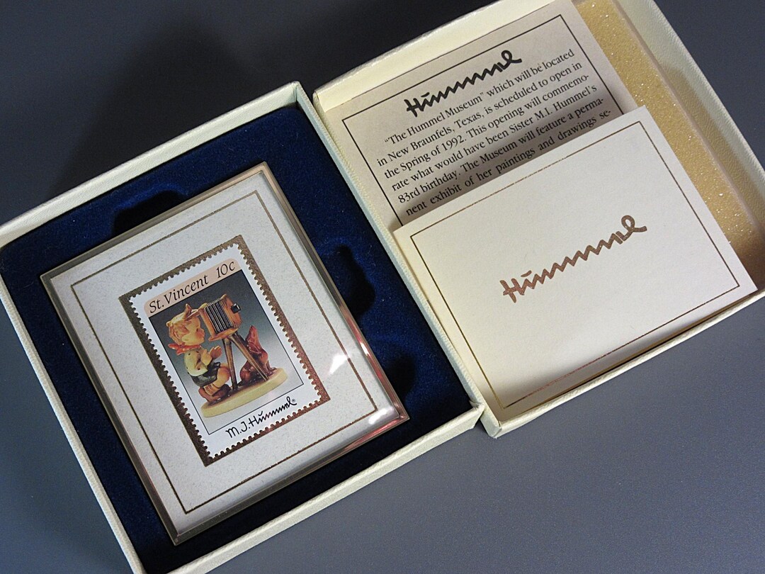 Hummel the Photographer Stamp Framed With Box - Etsy