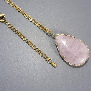 Vintage Lavender Jade Pendant Necklace