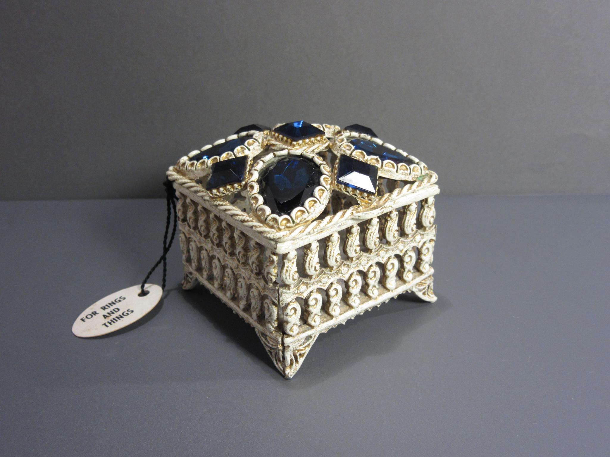 Vintage Florenza Trinket Box - Etsy