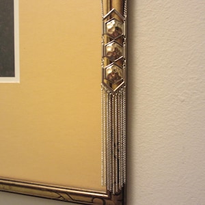 Vintage Long Strand Pendant Necklace Art Deco Flapper Style