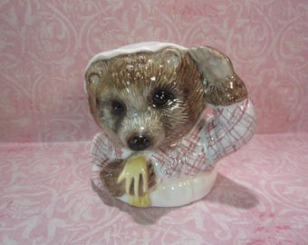 Beswick Beatrix Potter Sra. Tiggy Winkle Jarra Erizo, Firmada
