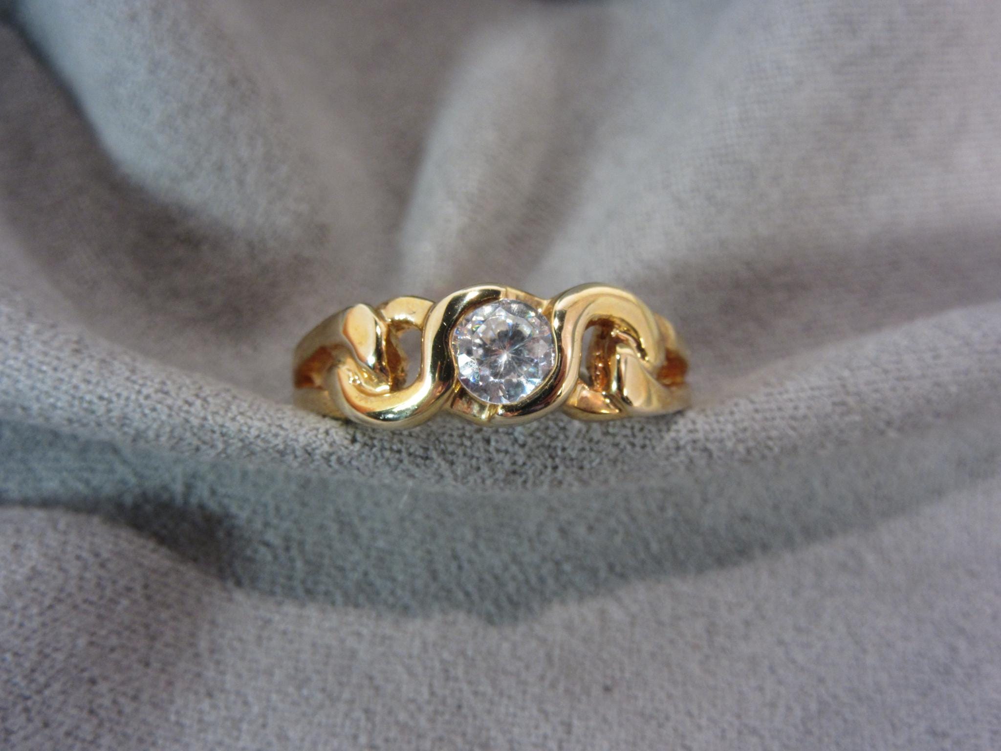 18k Ge Ring - Etsy