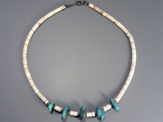 Vintage Southwestern Turquoise Necklace - image 5