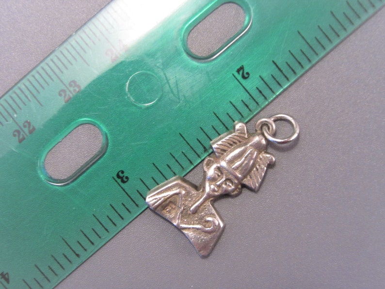 Vintage Sterling Eqyptian Pharaoh Charm