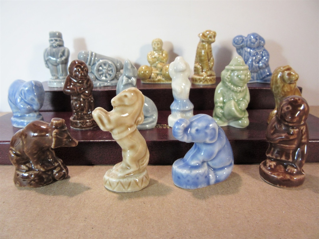 Complete Set Wade Circus Figurines 15 Piece Red Rose Tea Etsy