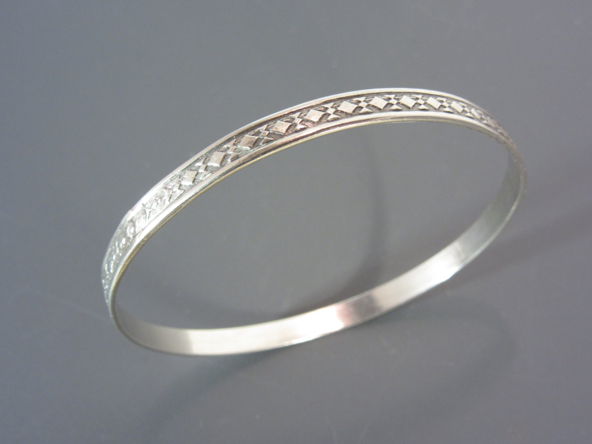 Vintage Sterling Bangle Bracelet 10g - Etsy