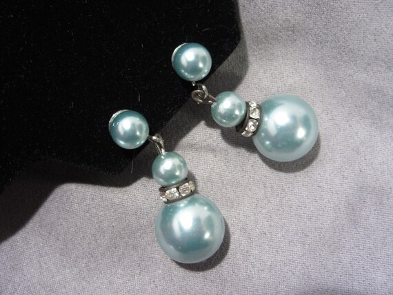 【ADER ERROR】 Blue pearl earring CLED-EARRINGS-bluepearl-