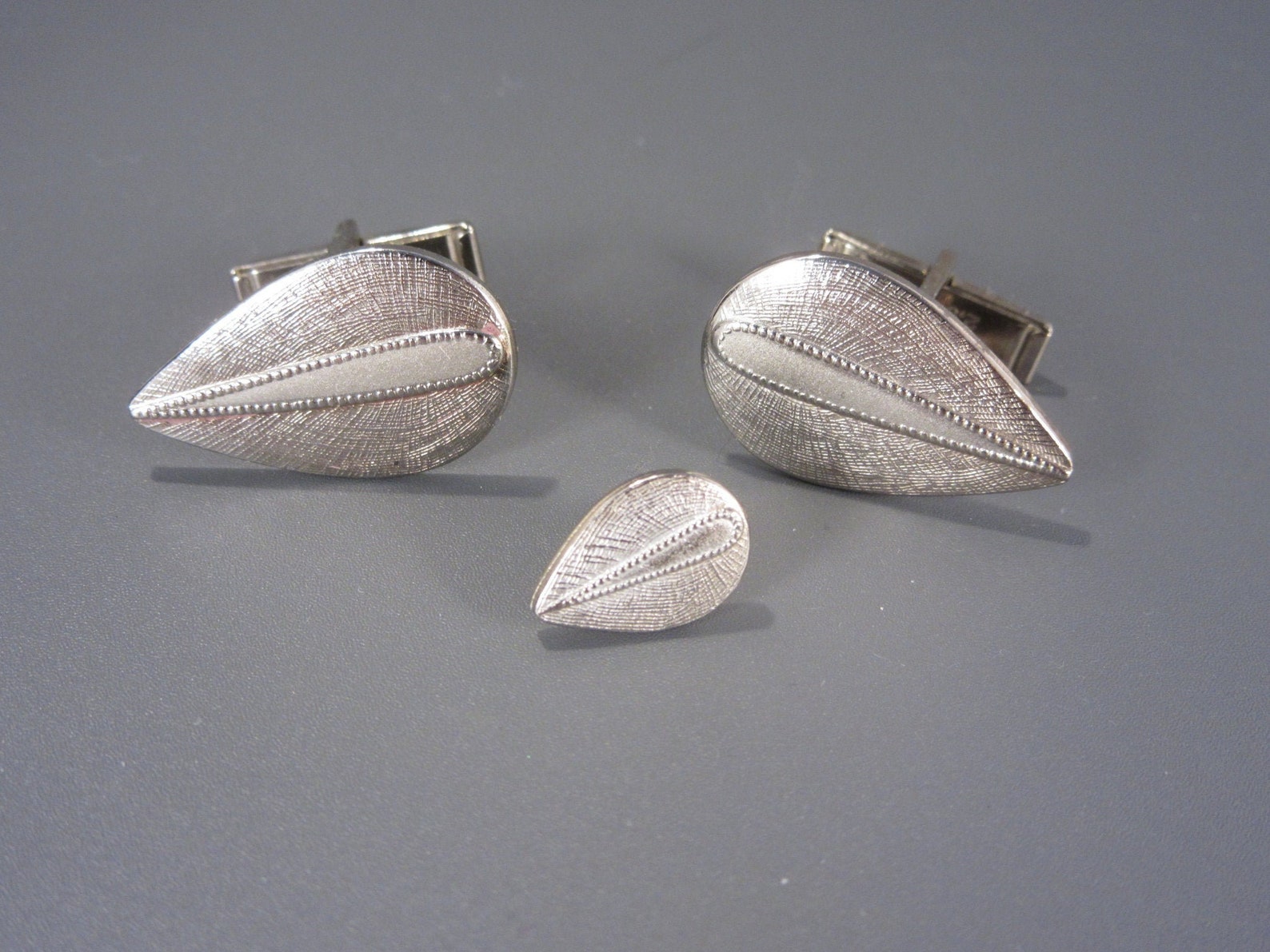 Vintage Esquire Cufflinks and Tie Tack Set with Original Box Etsy