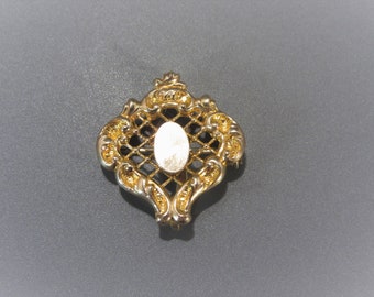 Antique Gold Filled Watch Pin Brooch Estate Jewelry