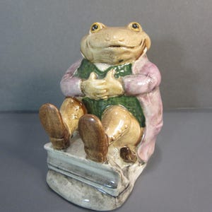 Vintage Beatrix Potter Mr Jackson Frog Figurine