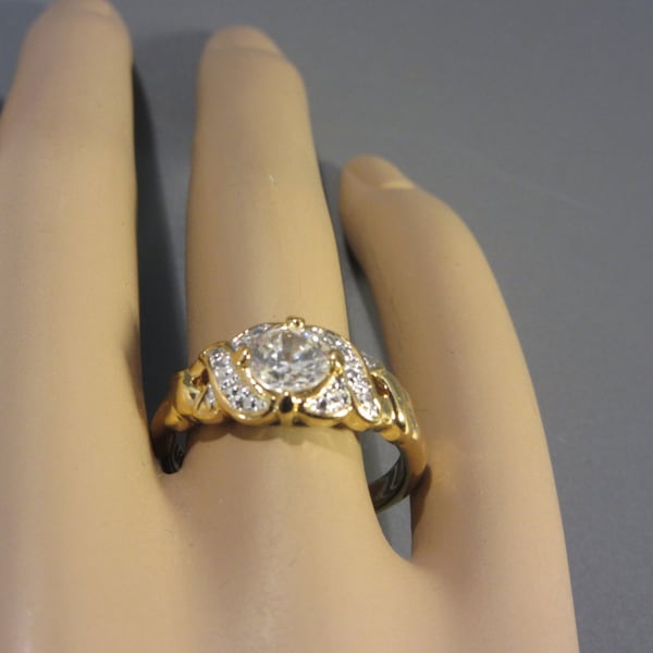 Vintage Lind 14K HGE Ring Size 8