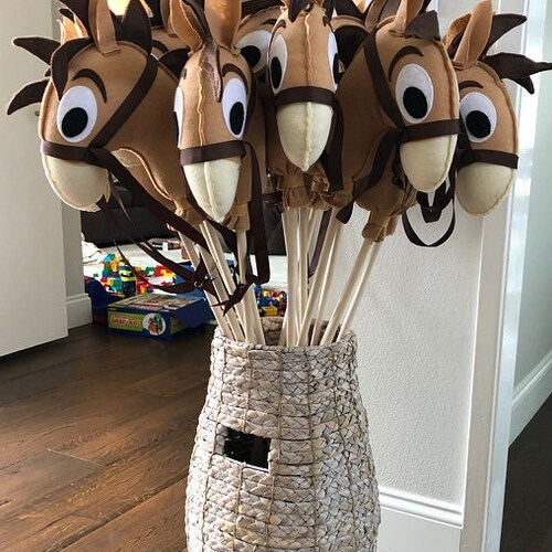 Toy Story Bullseye Stick Horse Party Favor Settoy Story Party Etsy