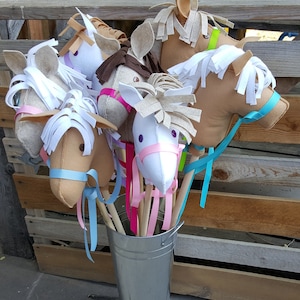 Stick Horse (Head Only), Horse Party Favor, Stick Horse Party Favor - DIY Party Craft Easy to Assemble