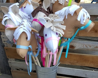 Stick Horse (Head Only), Horse Party Favor, Stick Horse Party Favor - DIY Party Craft Easy to Assemble