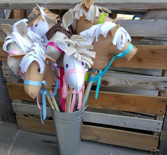 Stick Horse Party Favor Fully Assembled Sets - Hobby Horse Party Favor - Pony Party Favor Il_570xn