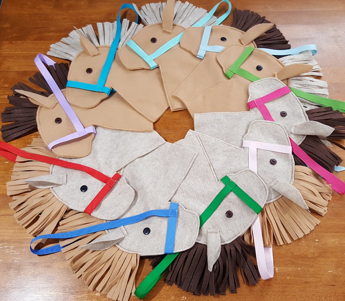 Stick Horse head Only Horse Party Favor Stick Horse Party Etsy