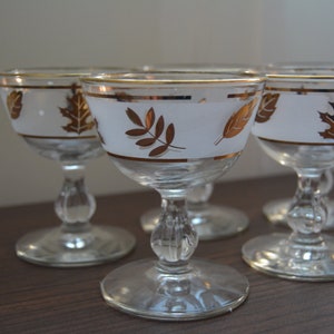 Mid-century celebration cocktail glasses