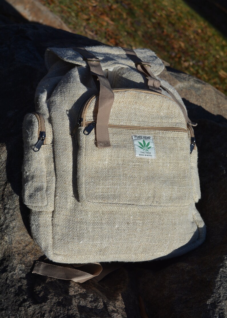Himalayan 100/% Hemp Bag Unisex Hemp BackPack