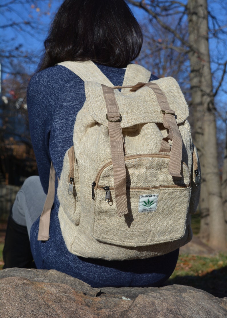 Himalayan 100/% Hemp Bag Unisex Hemp BackPack