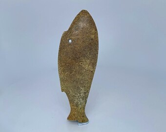 Shang Dynasty Jade Fish Pendant w. Report Ancient Chinese Jade Pendant Archaic Jade