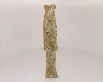 Shang Dynasty Jade Pendant w. Report Ancient Chinese Jade Fish Pendant Archaic Jade Pendant