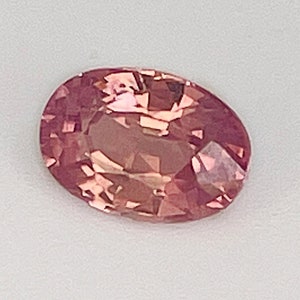 Unheated Padparadscha Sapphire No Heat Oval Padparadscha Sapphire Oval Engagement Ring Peach Sapphire