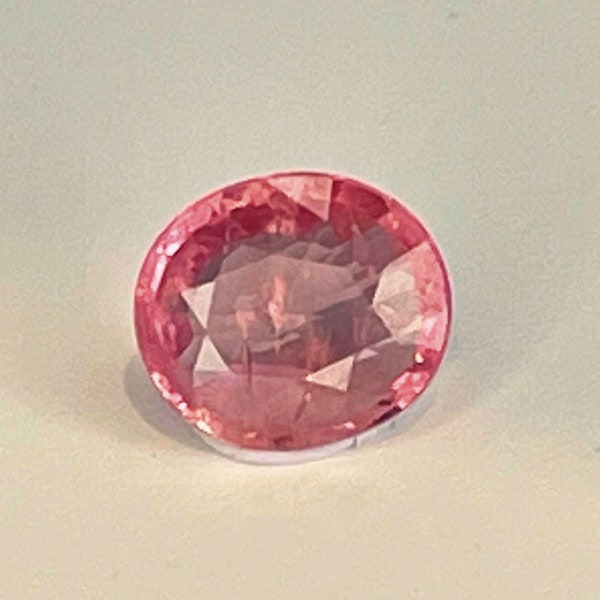 Padparadscha Sapphire Loose NATURAL NO HEAT Sapphire Peach Ring Stones Unheated Untreated Fancy Sapphires Oval Engagement Unique