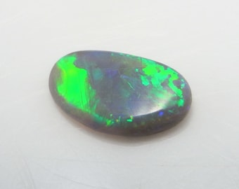 Solid Semi Black Australian Precious Opal Cabochon Natural Australian Semi Black Opal Cab Opal Ring Stones Loose Opals