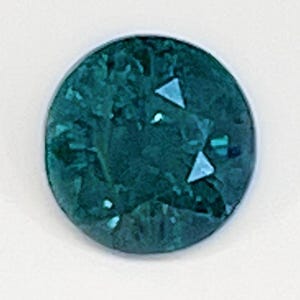 Unheated Teal Greenish Blue Sapphire 0.76ct Round Cut Natural Unheated Greenish Blue Sapphire Unique Engagement Sapphire Ring