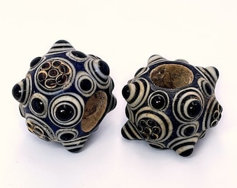 Ancient Chinese Warring States Glass Beads w. Report  Eastern Zhou Dynasty Artifacts Ancient Glass Jewelry