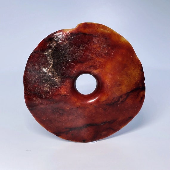 Neolithic Jade Bi w. Authenticity Report Ancient … - image 4