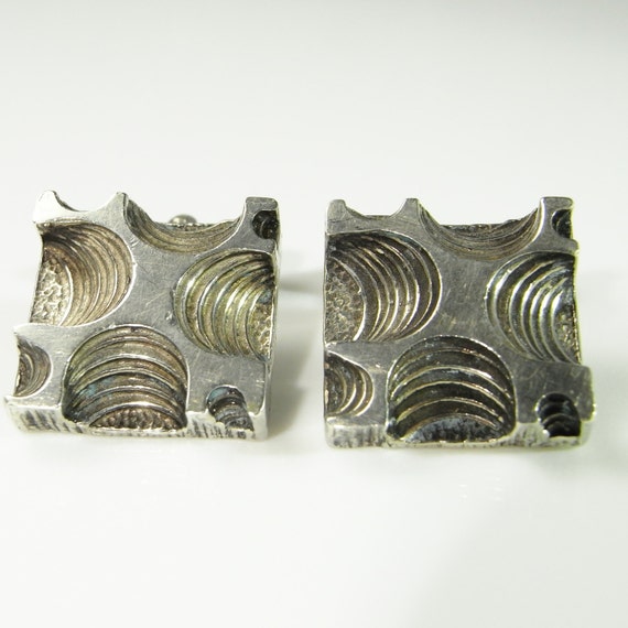 Silver Cufflinks Vintage Cufflinks Antique Cufflin