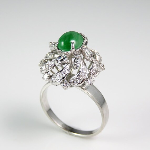 Art Deco Diamond Engagement Ring Platinum Engageme