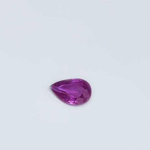 Natural Purple Sapphire Unheated Purple Sapphire No Heat Sapphires Loose Pear Cut Purple Sapphire Anniversary Sapphire Birthstone Unenhanced