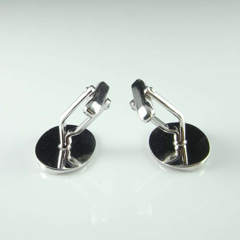 Sterling Cuff Links Sterling Cufflinks Vintage Cufflinks silver Cufflinks Silver cuff links mens cufflinks groom cufflinks gifts Men R2692