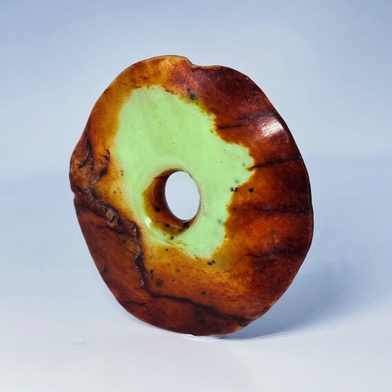 Neolithic Jade Bi w. Authenticity Report Ancient … - image 3