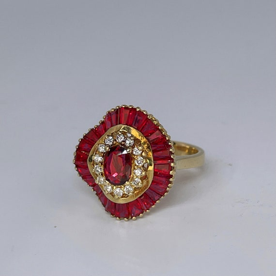 Natural Ruby Ring Natural Ruby Ring Ruby Ballerin… - image 10