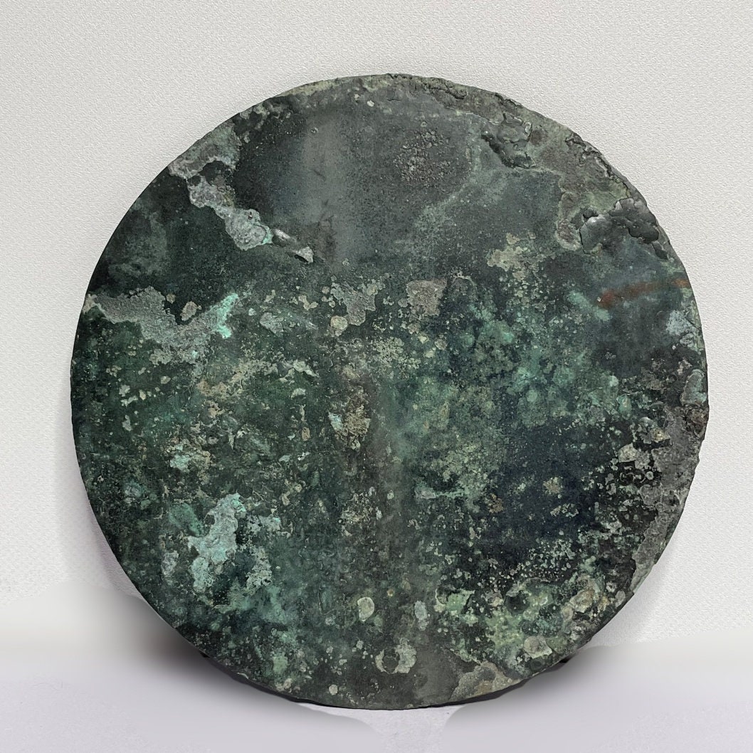 Qijia Bronze Mirror Gansu Region 2200BC W. Report Ancient Qijia Bronze Mirror Gansu Region 2200BC W. Report Ancient