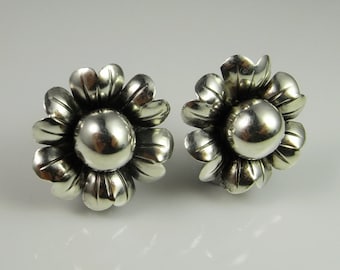 Daisy Earrings Flower Earrings Rose Earrings Antique Earrings Gatsby Earrings Art Deco Earrings 30s 40s 1920s Jewelry Handmade earrings